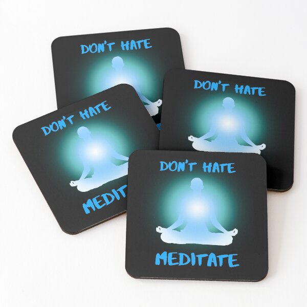 Item preview, Don't hate meditate designed and sold by Aakriti _0.0_.