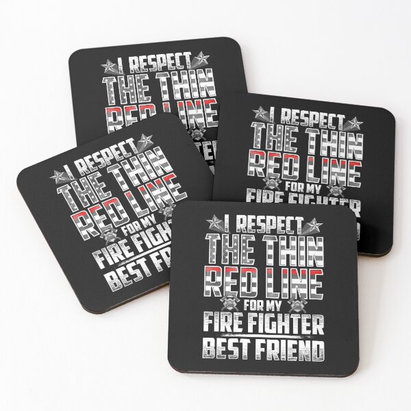 Item preview, Best Friend Fire Fighter Thin Red Line designed and sold by wheedesign.