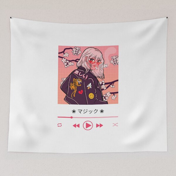Item preview, Aesthetic Anime Playlist Girl #6 designed and sold by AestheticAtire.