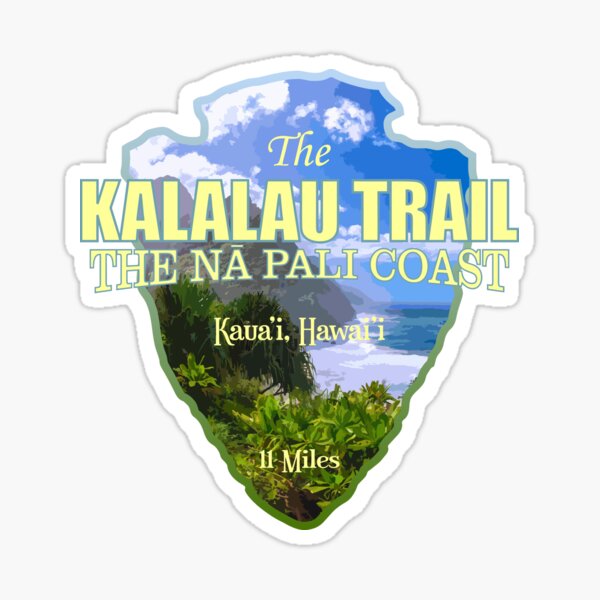 Item preview, Kalalau Trail (arrowhead) designed and sold by curranmorgan.
