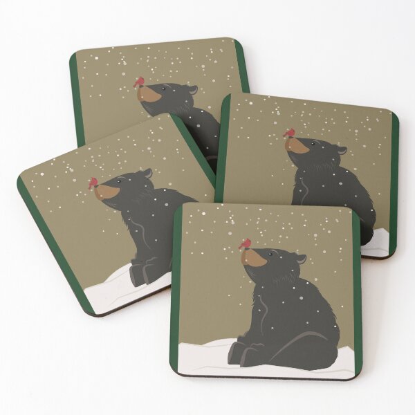 Item preview, Winter Bear and Cardinal: With you, always designed and sold by NikGromoll.