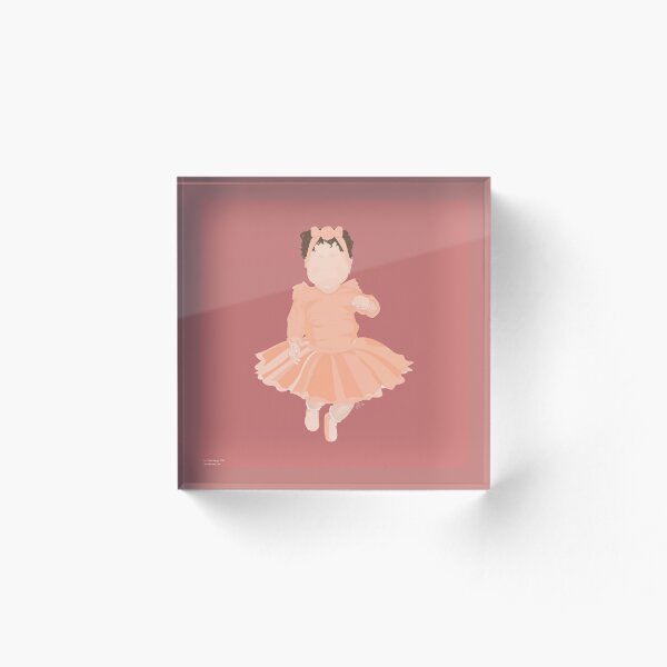 Item preview, Baby Girl in peach tutu  designed and sold by lozchai.