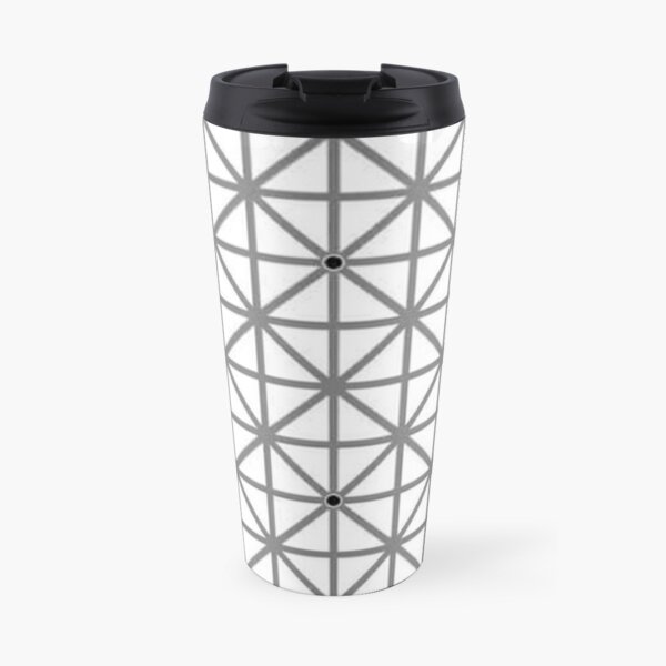 12 dot optical illusion Travel Mug
