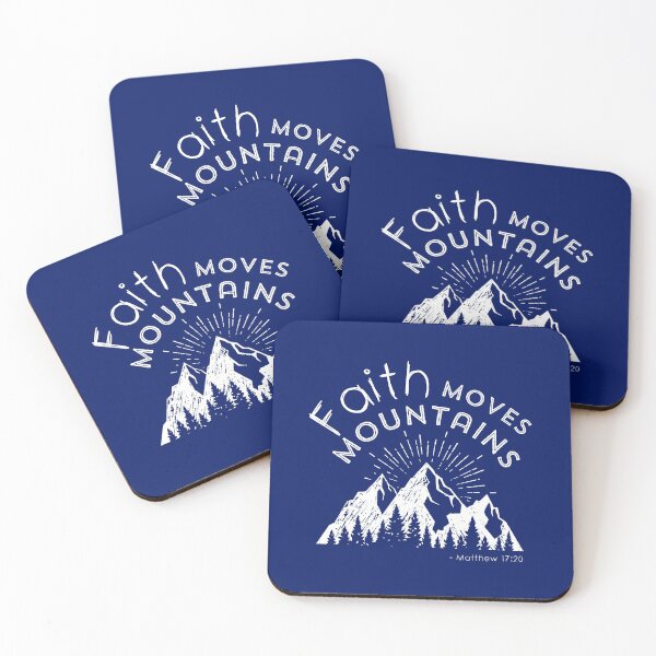 Item preview, FAITH Moves Mountains #Matthew 17:20 designed and sold by MJDezigns.