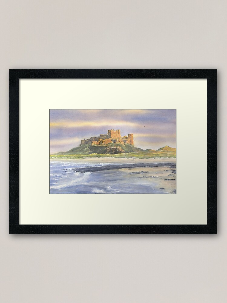 Alternate view of Bamburgh Castle, Northumberland Framed Art Print