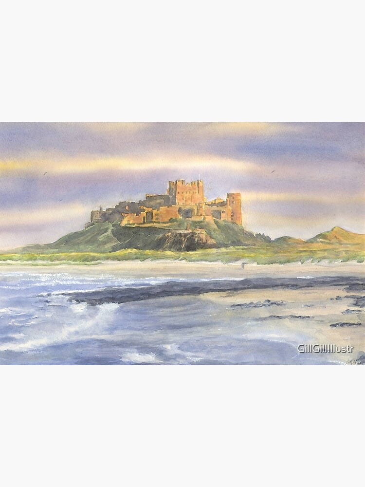 Bamburgh Castle, Northumberland by GillGillIllustr