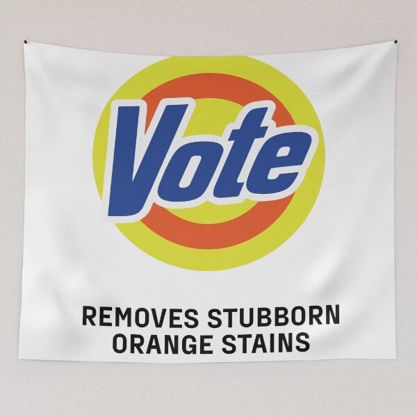 Item preview, Vote Removes Stubborn Orange Stains T-Shirt designed and sold by patternarium.
