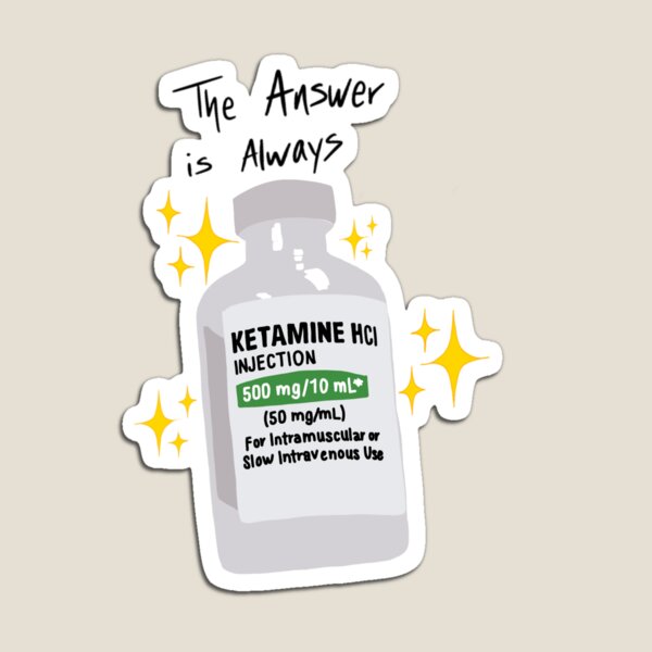 Item preview, Ketamine sticker designed and sold by ashlynnodell.