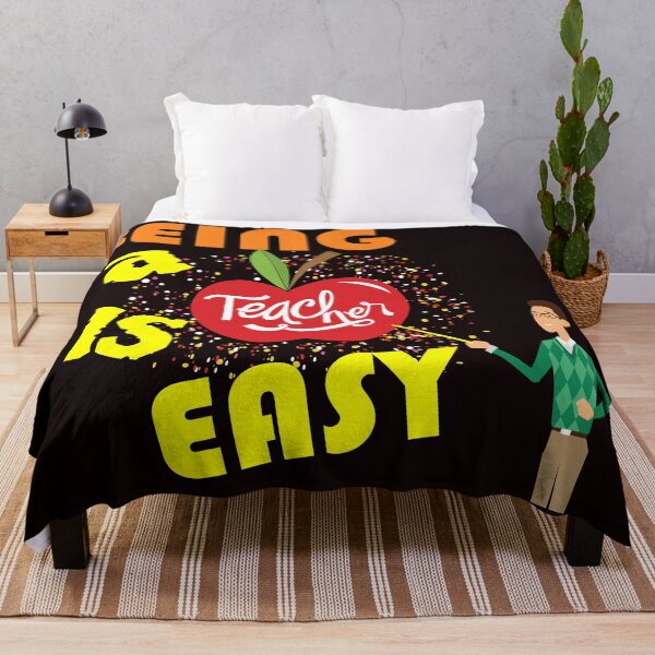 Item preview, being a teacher is easy typo designed and sold by Urbo Panda.