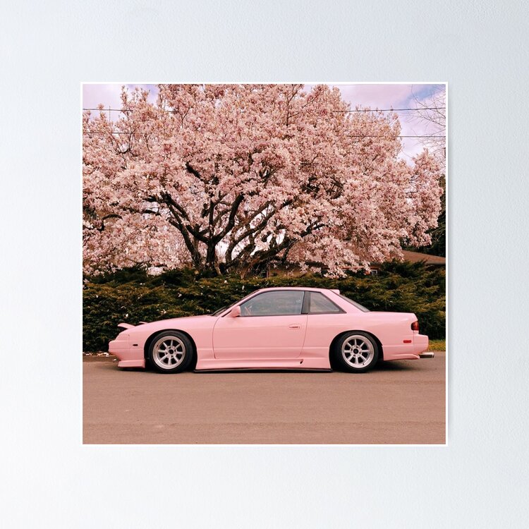 ぬごですが。 pink sprite sillk screen print 新品 Japanese Car - Pink 240sx