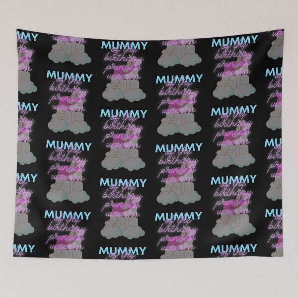 Item preview, Mummy of the Birthday princess unicorn designed and sold by amy greaves.