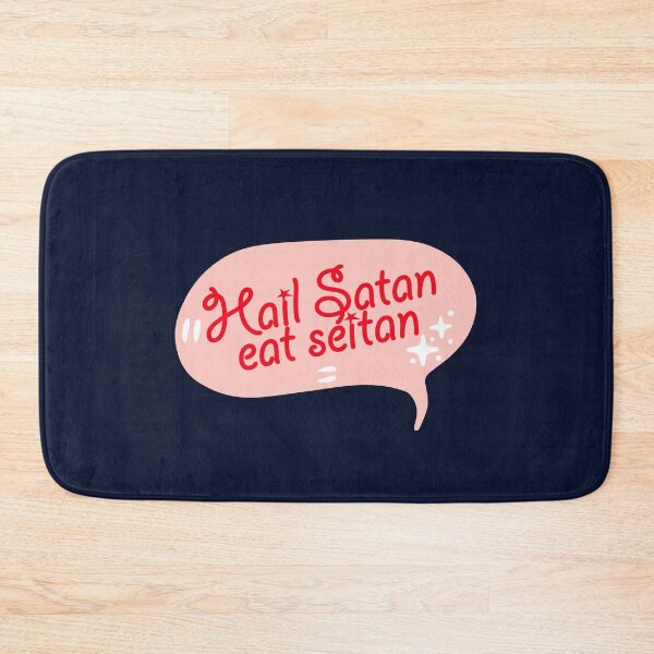 Item preview, Hail Satan, eat Seitan designed and sold by Fagulha Patterns.