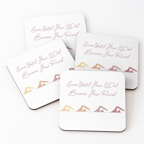 Item preview, swimming motivation quote designed and sold by PRINTED ..
