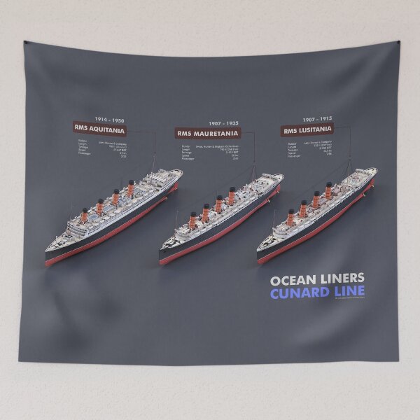 Item preview, Ocean Liners - Cunard Line (EN) designed and sold by Historical Ocean Liners.