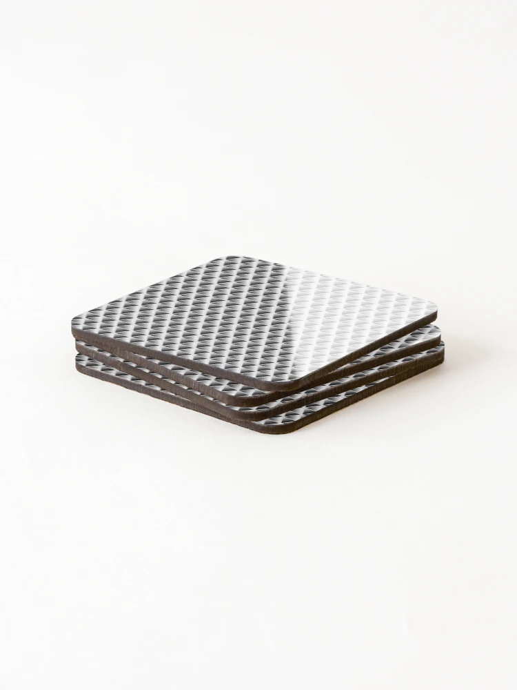 Thumbnail 4 of 5, Coasters (Set of 4), Triangle pattern designed and sold by flashcompact.