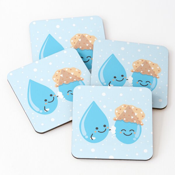 Item preview, Cute Water Droplets Bathing designed and sold by VicEllisArt.