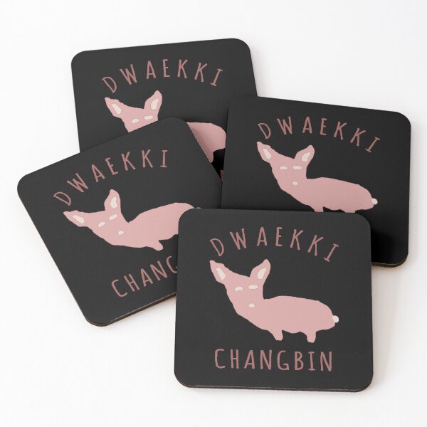 Item preview, STRAY KIDS Dwaekki Changbin Pig Rabbit Cute Funny Meme designed and sold by SugarSaint.