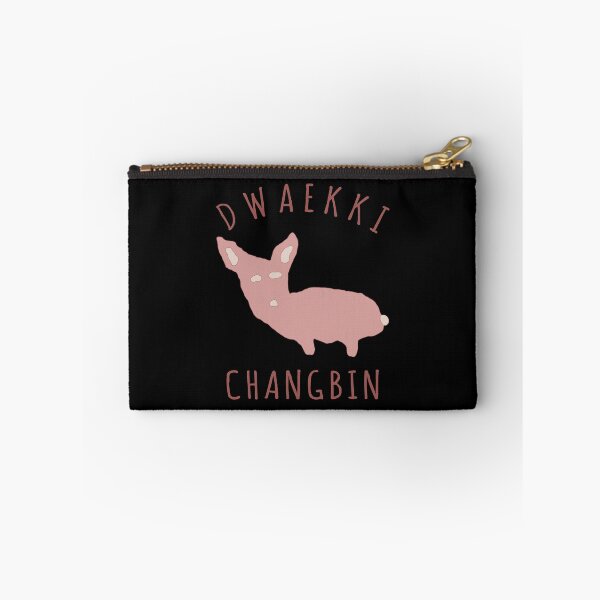Item preview, STRAY KIDS Dwaekki Changbin Pig Rabbit Cute Funny Meme designed and sold by SugarSaint.