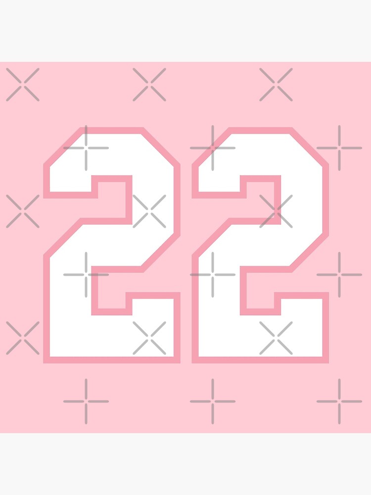 22 Number Twenty Two Girls Jersey by elhefe