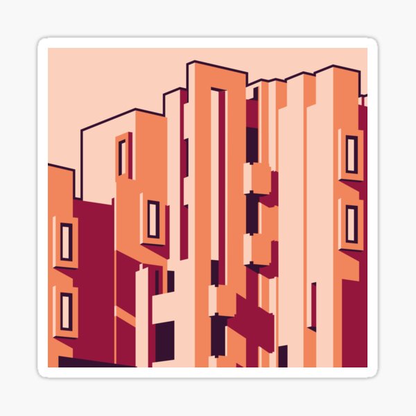 Brutalism 01 Sticker