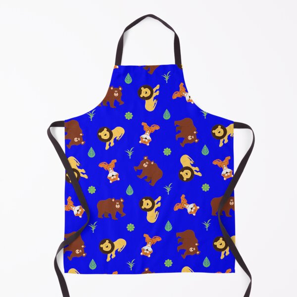 Item preview, Lions and Tigers and Bears - Lion Bright Blue designed and sold by sw-b.