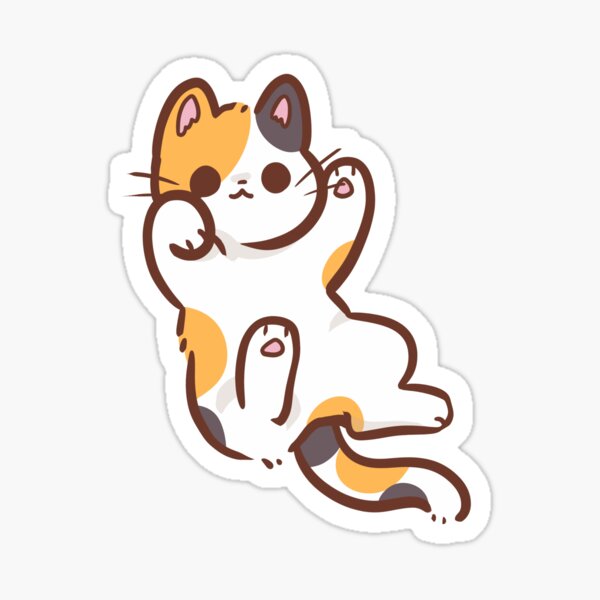 Kawaii Cat Stickers for Sale