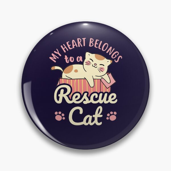 Item preview, My Heart Belongs to a Rescue Cat designed and sold by jaygo.