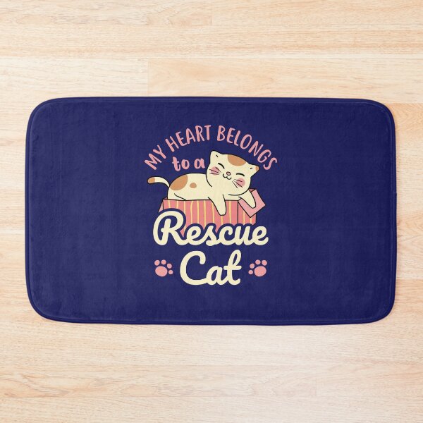 Item preview, My Heart Belongs to a Rescue Cat designed and sold by jaygo.