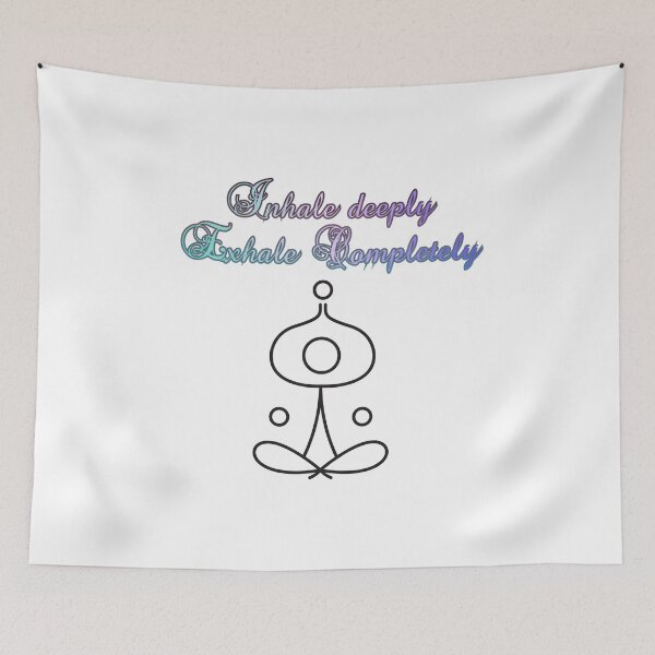 Item preview, Yoga - Inhale deeply Exhale completely designed and sold by ActRightToday.