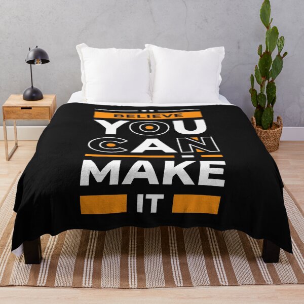 Item preview, Believe You Can Make It Inspirational Saying designed and sold by Briekel.