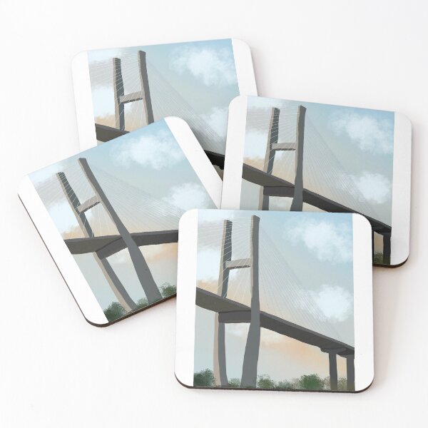 Item preview, The Savannah Talmadge Bridge designed and sold by Thedailydigital.
