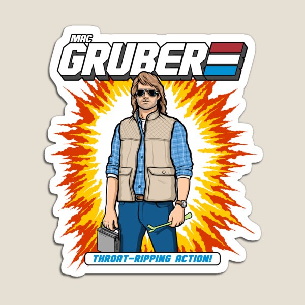 MacGruber Action Figure Magnet