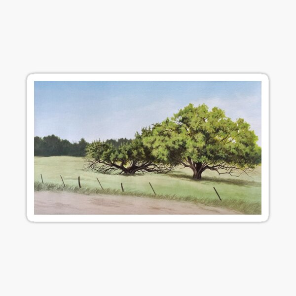 Two Trees Sticker