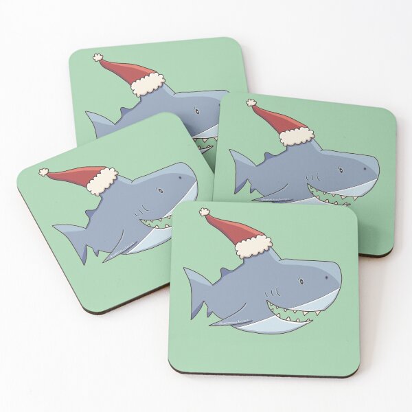 Item preview, Santa Jaws: Cute funny christmas design designed and sold by Bug & Brush.