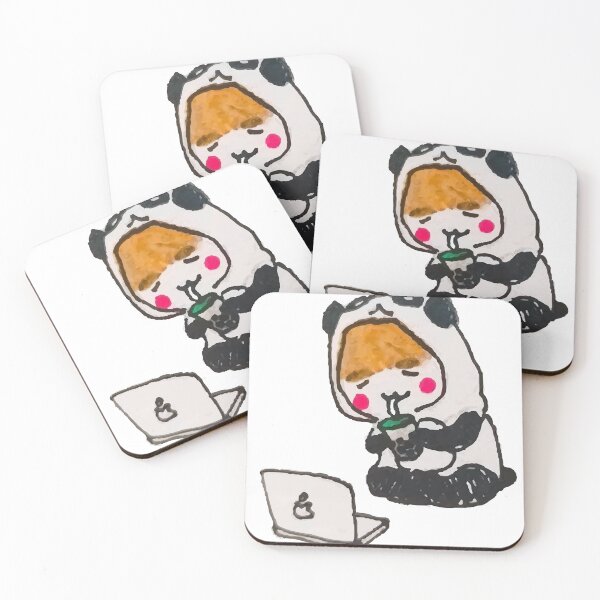 Item preview, Little Panda Enjoy Time ❤ designed and sold by Cattee-Design.