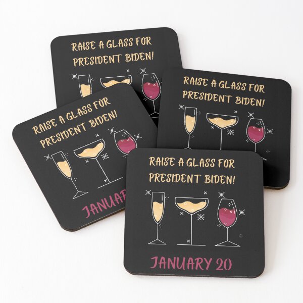 Item preview, Raise A Glass For President Biden! designed and sold by Mamalia.