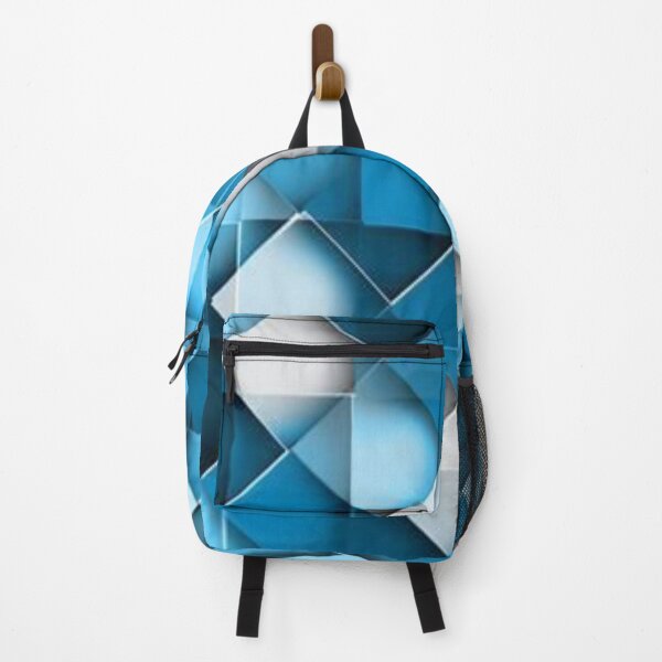 Item preview, blue geometric pattern designed and sold by mmaggiee.
