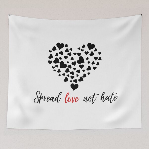 Item preview, spread love not hate designed and sold by widianeworld.