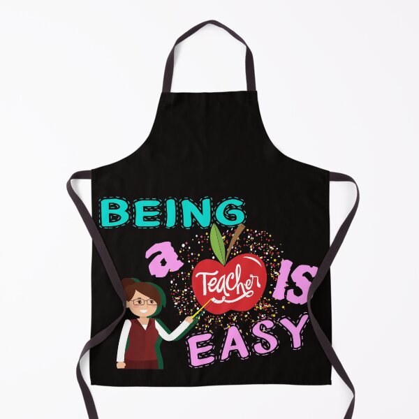 Item preview, being a teacher is easy typo designed and sold by Urbo Panda.