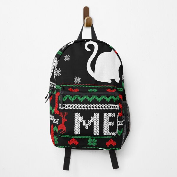 Item preview, Meowy Cat Lover Ugly Christmas Sweater designed and sold by RetroStyle247.