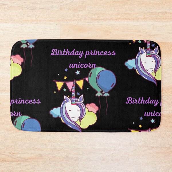 Item preview, Birthday princess unicorn designed and sold by amy greaves.