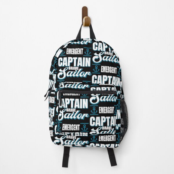 Item preview, Brave sailor, emergent captain ! Marins quote designed and sold by Soul ArtLove.
