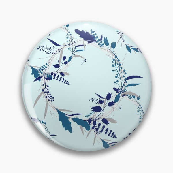 Item preview, Twig flower blue designed and sold by Zero-Infinite.