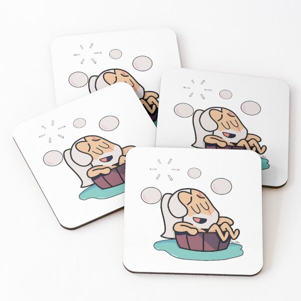 Item preview, Cute Geralt taking a bath designed and sold by Nargacute.