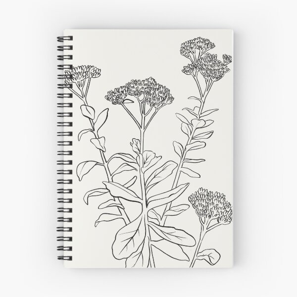 Item preview, Floral Sebum Lineart designed and sold by Kristie Millan.