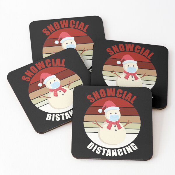 Item preview, Snowcial Distancing - Quarantined Christmas designed and sold by Giacob.