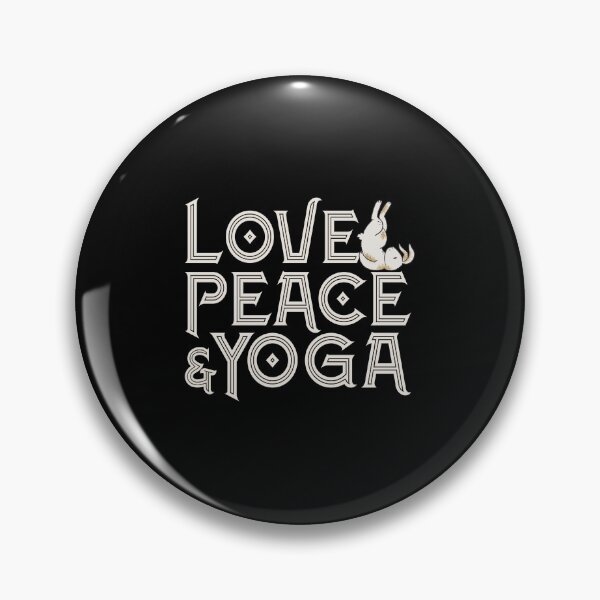 Item preview, Love, Peace & Yoga for yogi and rabbit mom designed and sold by Kalli-design.