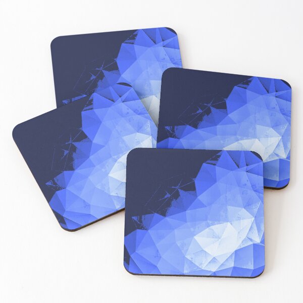 Item preview, Blue And White Abstract Diamond Border Pattern designed and sold by Mary Riley.