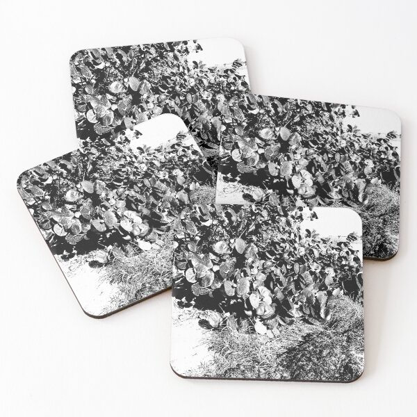 Item preview, black and white plants at the beach designed and sold by angeldarkling.