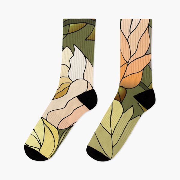 Item preview, Krakow folk pattern leaves designed and sold by Paulina Dabrowska-Dorozynska.